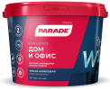 Краска Parade W4 Дом &amp;Офис акриловая белая матовая база А 5л