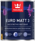 Краска TIKKURILA EURO MATT-3 интерьерная база С 9л