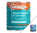Грунт-эмаль по ржавчине Krafor, голубая 5,5кг (4)