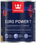 Краска TIKKURILA EURO POWER-7 латексная для внутренних работ база С 2,7л