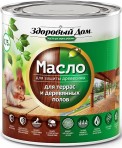 Масло для террас и деревянных полов Здоровый Дом слоновая кость 0,75л