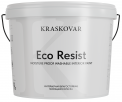 Краска интерьерная Kraskovar ECO RESIST влагостойкая, моющаяся белая 9л