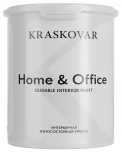 Краска интерьерная Kraskovar HOME OFFICE износостойкая белая 2л