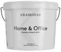 Краска интерьерная Kraskovar HOME OFFICE износостойкая белая 9л