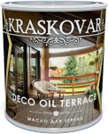 Масло для террас Kraskovar Deco Oil Terrace Миндаль 0,75л