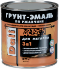 Грунт-эмаль по ржавчине 3в1 Dali RAL 1014 слоновая кость 0,75л