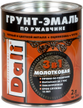 Грунт-эмаль по ржавчине 3в1 Dali молотковая бронзовая 2л