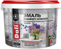Эмаль Dali универсальная полуматовая база А 2,2кг