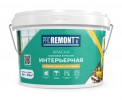 Краска Proremontt интерьерная влагостойкая супербелая 3кг