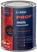Эмаль Лакра PROF IT термостойкая антикоррозионная до 1200С чёрный 0,8кг