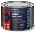 Эмаль Лакра PROF IT термостойкая антикоррозионная до 500С чёрный 0,4кг