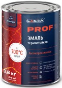 Эмаль Лакра PROF IT термостойкая антикоррозионная до 700С белый 0,8кг