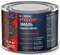 Эмаль Лакра PROF IT термостойкая антикоррозионная до 700С графит 0,4кг