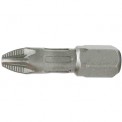 3102343 Биты 25мм PZ3 (2шт), сталь S2, кованые, торсионные, магнит, Pqtools