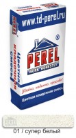 Цветной кладочный раствор Perel NL 0101 супер-белая 50кг