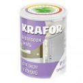 Эмаль акриловая для окон и дверей Krafor, супербелая 1кг (4)