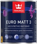 Краска TIKKURILA EURO MATT-3 интерьерная база С 2,7л