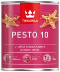 Эмаль TIKKURILA ПЕСТО 10 алкидная матовая база С 9л