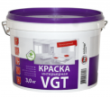 Краска VGT ВД-АК-2180 ИНТЕРЬЕРНАЯ БЕЛОСНЕЖНАЯ для стен и потолков влагостойкая матовая 7кг
