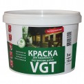 Краска VGT ВД-АК-1180 БЕЛОСНЕЖНАЯ моющаяся для наружных и внутренних работ матовая 3кг