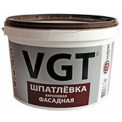 Шпатлевка VGT ФАСАДНАЯ акриловая, водостойкая, малоусадочная 3,6кг